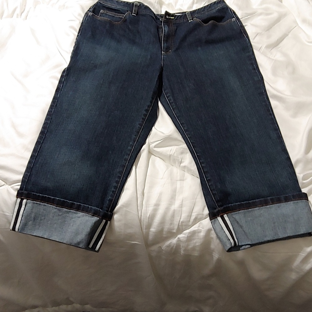 Talbot's crop jeans. Size 16 stretch